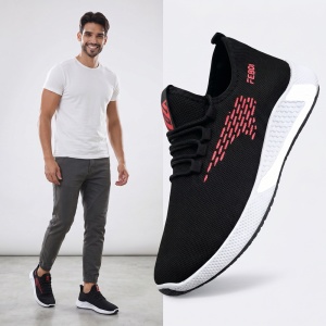 Pantofi Sport "SuperFashion HTMS-14-1 Black Red"