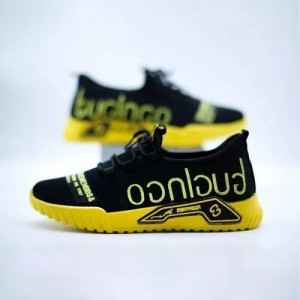 Pantofi Sport "SuperFashion HTMS-36 Black Yellow" - Img 2