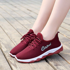 Pantofi sport "SuperFashion HTWM-14 Wine Red"