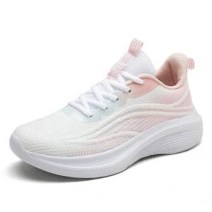 Pantofi sport "SuperFashion HTWM-34 White Pink"