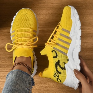 Pantofi sport "SuperFashion HTWM-37 Yellow" - Img 5