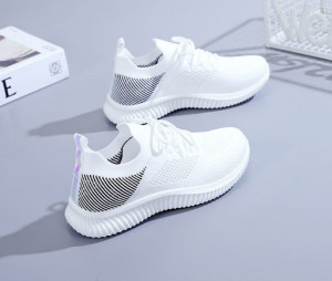 Pantofi sport "SuperFashion HTWM-60 White Black" - Img 2