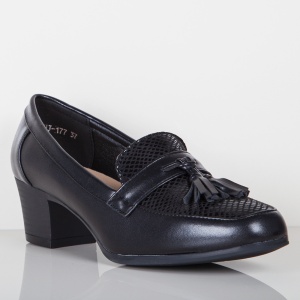 Pantofi ''YiYi YEHJ-177 Black" - Img 4