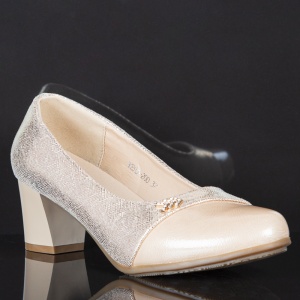 Pantofi ''YiYi YEHJ-200 Beige" - Img 4