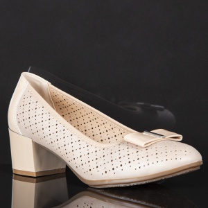 Pantofi ''YiYi YEHJ-238 Beige" - Img 4