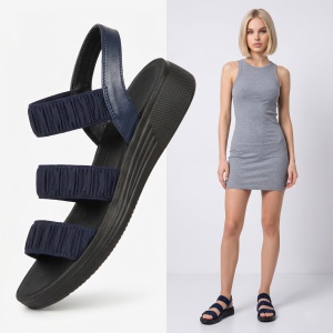 Sandale ''ALD Fashion HQ127-120 D.Blue''