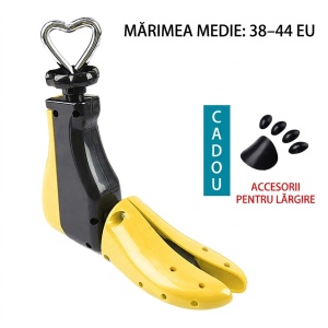 Calapod ajustabil pentru alungirea si lățimea încălțămintei "SuperFashion 6-10 Black Yellow" - Img 3