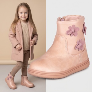 Cizme îmblănite copii ''Apawwa GD466 Pink''