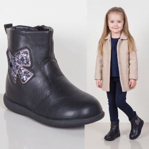 Cizme îmblănite copii ''Apawwa H51 Black''