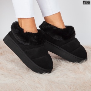 Cizme scurte Dama tip UG "YiYi Fashion BK-101 Black" - Img 7