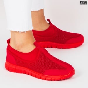 Espadrile ''ALD Fashion HQ-23-95 Red" - Img 1