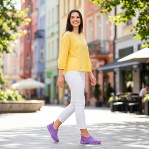 Espadrile ''ALD Fashion HQ-23-96 Purple" - Img 5