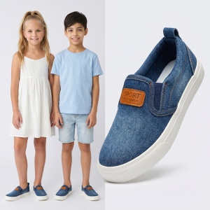 Espadrile Copii ''HEROWAY HT1061 Deep Blue''