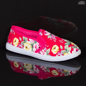 espadrile fete roz