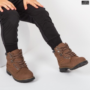 Ghete îmblănite Copii "HEROWAY 668 Brown" - Img 2