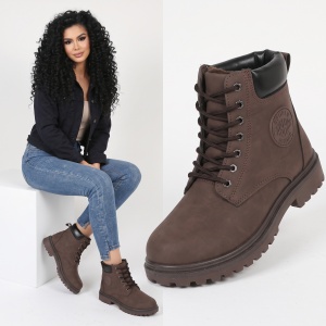 Ghete îmblănite ''Meek GK-03-3 Brown''