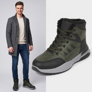 Ghete îmblănite ''Meek GK-165 Army Green''
