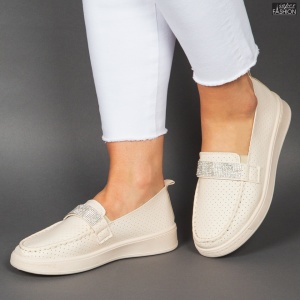 Pantofi ''ALD Fashion HQ-30-126 Beige" - Img 5