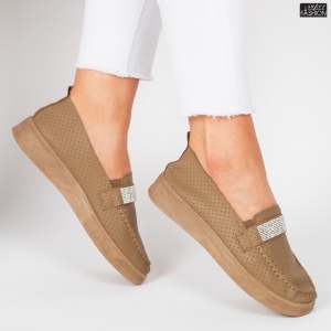 Pantofi ''ALD Fashion HQ-30-128 Khaki" - Img 3