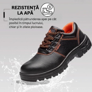 Pantofi Protecție "SuperFashion 6-32 Black Orange" - Img 4