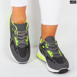 Pantofi Sport "888 Shoes 1055-3 Green" - Img 3