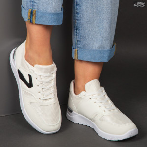 Pantofi Sport ''ALD Fashion HQ1014-65 White" - Img 3
