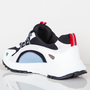 Pantofi sport "NCD Fashion CL223-1 Black White" - Img 6