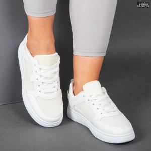 Pantofi Sport ''RXR Fashion R-809 All White" - Img 3