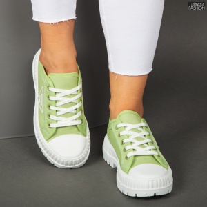 Pantofi Sport "Se7.en D988 Green'' - Img 3