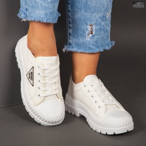 Pantofi Sport "Se7.en D988 White'' - Img 3