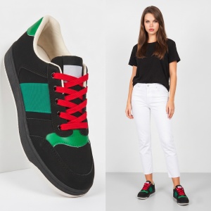 Pantofi Sport "Se7.en S0709 Black''