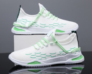 Pantofi sport ''SuperFashion HTMS-1 White Green''