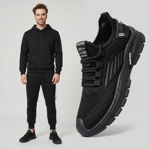 Pantofi sport ''SuperFashion HTMS-16 Black''