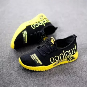 Pantofi Sport "SuperFashion HTMS-36 Black Yellow" - Img 3
