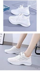 Pantofi sport "SuperFashion HTWM-54 White" - Img 5