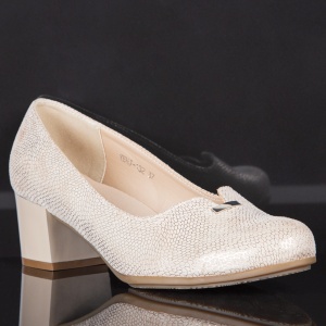 Pantofi ''YiYi YEHJ-132 Beige" - Img 4