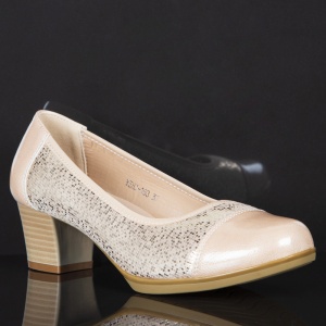 Pantofi ''YiYi YEHJ-163 Beige" - Img 4