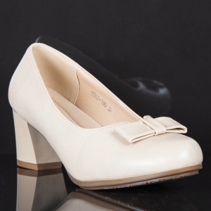 Pantofi ''YiYi YEHJ-180 Beige" - Img 4
