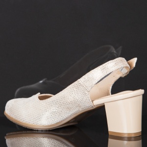 Pantofi ''YiYi YEHJ-251 Beige" - Img 5