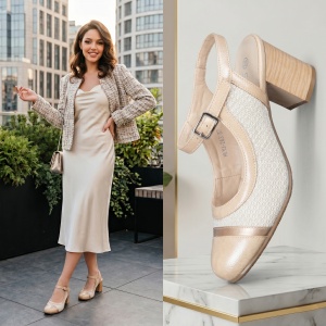 Pantofi ''YiYi YEHJ-263 Beige"