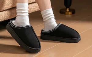 Papuci îmblăniți "SuperFashion 5-21 Black" - Img 2