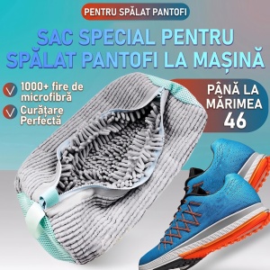 Sac pentru pentru spălat încălțămintea ''SuperFashion 6-9 Gray'' - Img 2