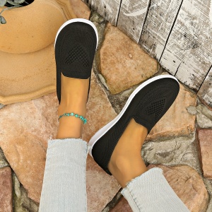 Espadrile "SuperFashion HTWM-42 Black" - Img 4