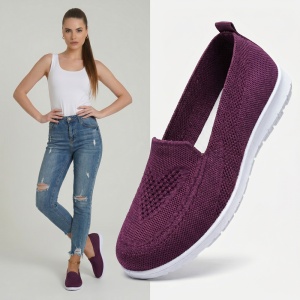 Espadrile "SuperFashion HTWM-42 Wine Red"