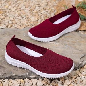 Espadrile "SuperFashion HTWM-43 Wine Red"