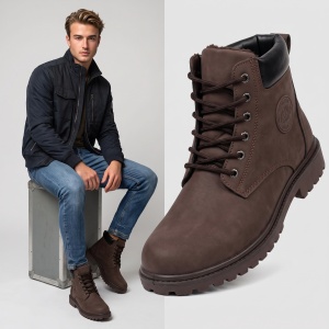 Ghete îmblănite ''Meek GK-03 Brown''