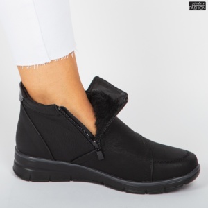 Ghete îmblănite ''YiYi Fashion K-9 Black" - Img 4