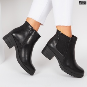 Ghete îmblănite ''YiYi Fashion YEHJ-167 Black" - Img 3