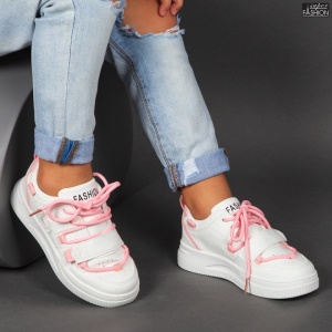 Pantofi Sport Copii ''NCD Fashion C2433-3 White Pink''