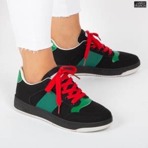 Pantofi Sport "Se7.en S0709 Black'' - Img 8